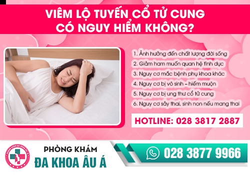 Ngứa âm đạo do viêm lộ tuyến cổ tử cung